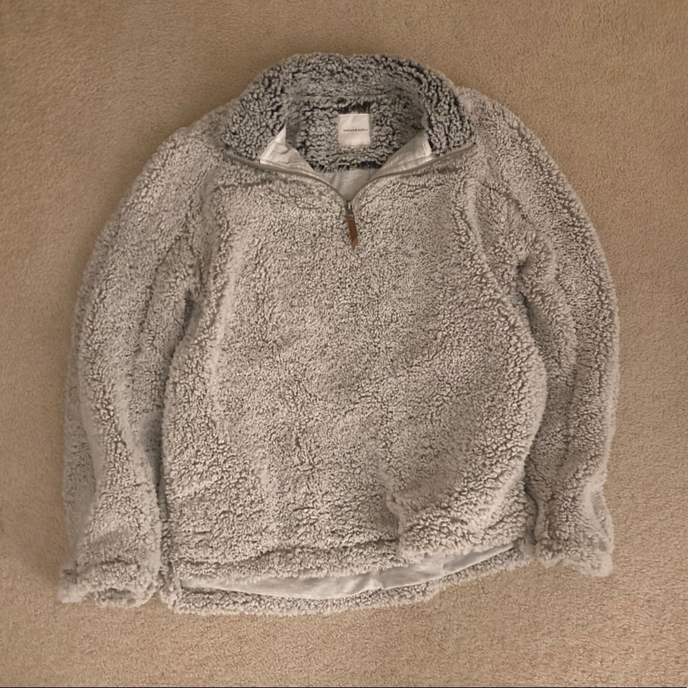 Thread and Supply Fuzzy Quarter Zip